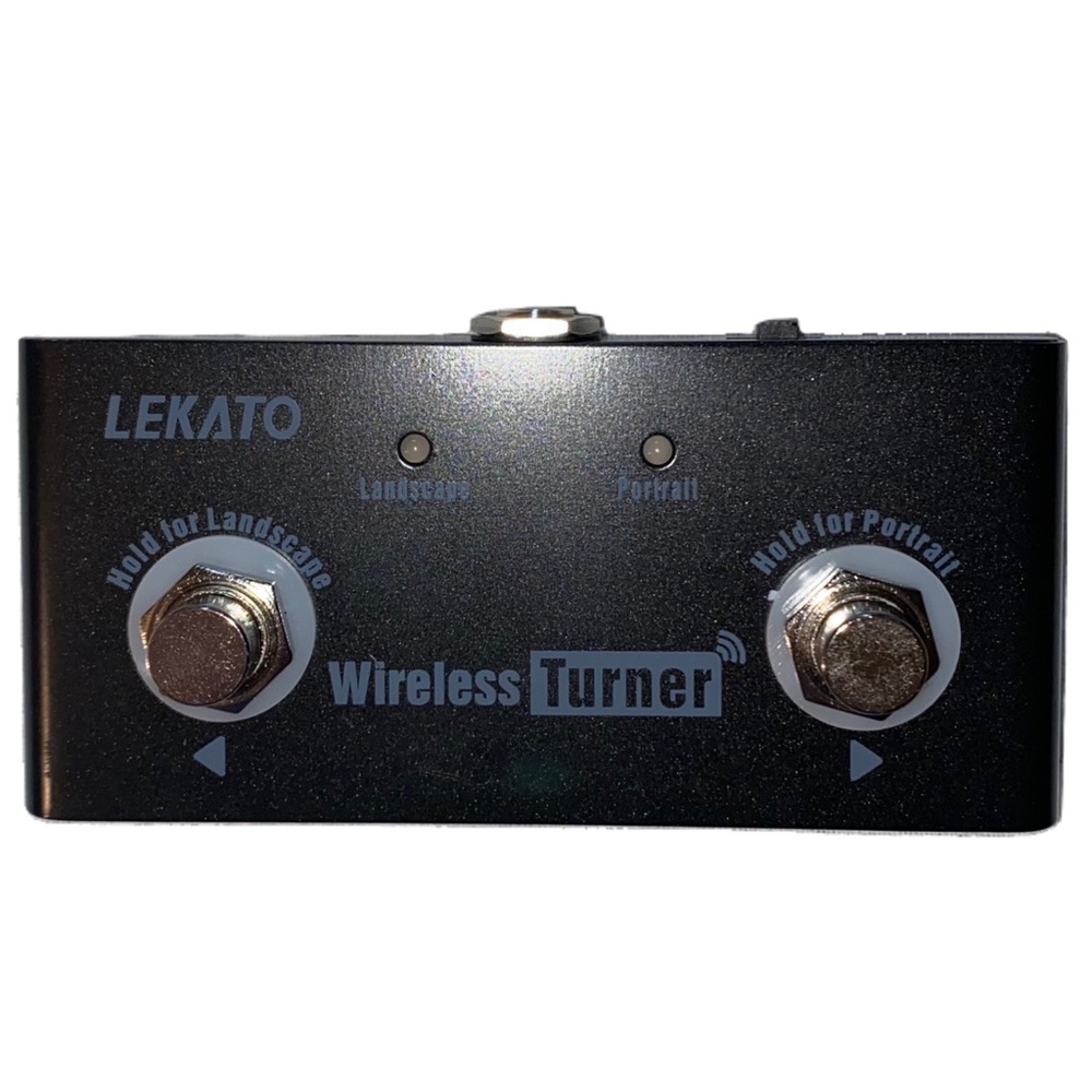 LEKATO Bluetooth Page Turner External Foot Loop Pedal for Switching Control